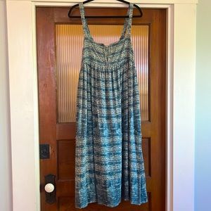 Boho Free People maxi dress.